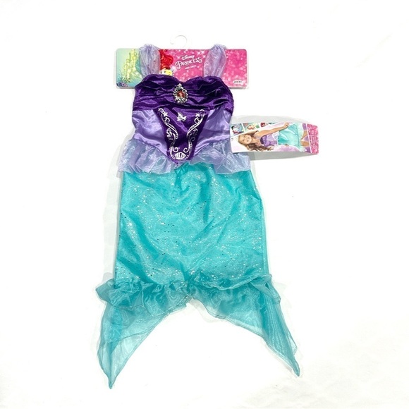 NWT Jakks Pacific Disney Princess Little Mermaid Ariel Halloween Cosplay Costume - Picture 1 of 6